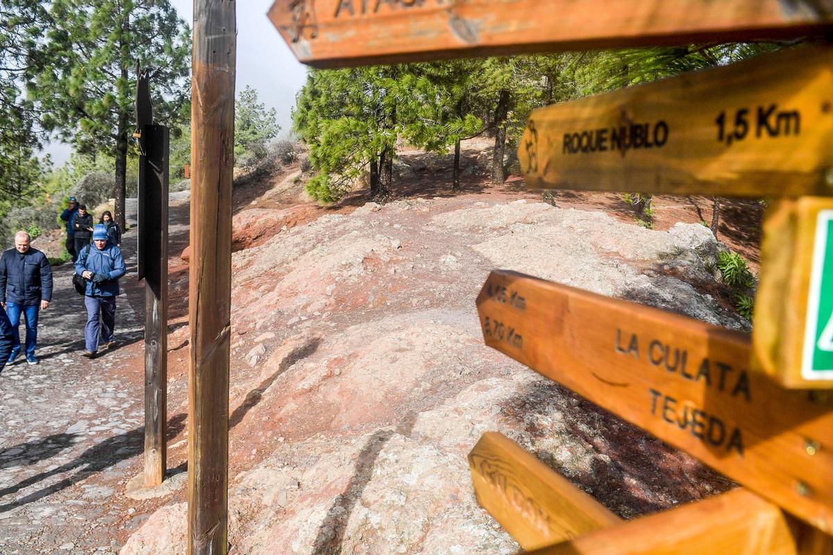 Entra en vigor la visita en guagua y con reserva previa para visitar el Roque Nublo