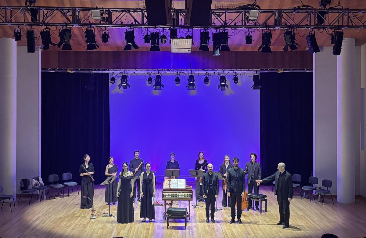 El grupo Bachcelona Consort en el Palau de la Música.