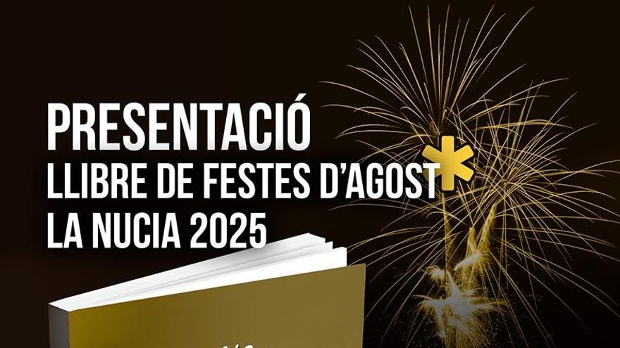 Mañana presentación del “Llibre de Festes d’Agost 2025” en la plaça Major