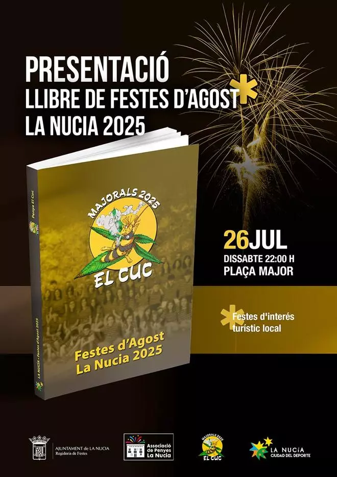 Mañana presentación del “Llibre de Festes d’Agost 2025” en la plaça Major