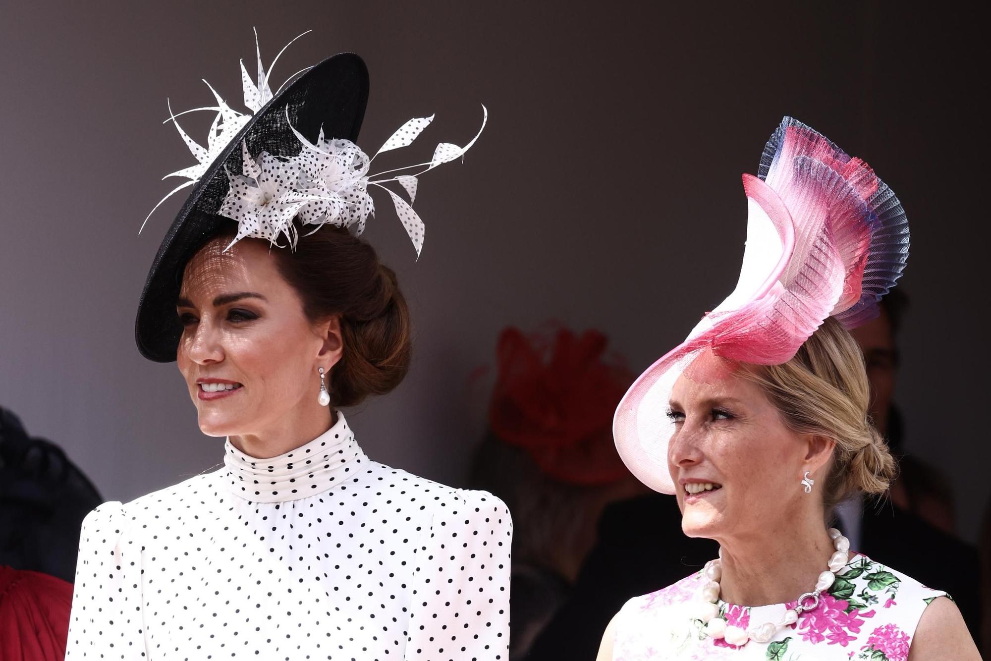 Kate Middleton y Sophie de Edimburgo el pasado mes de junio.
