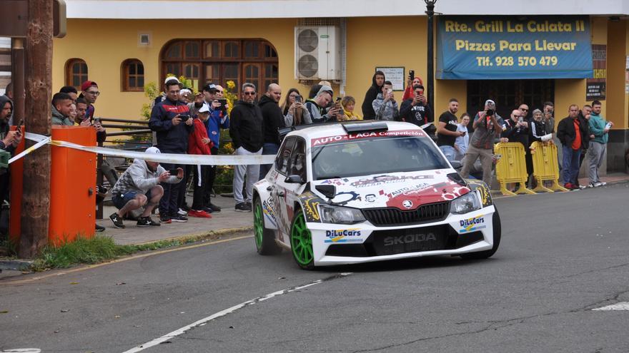 Armide Martín-Judith Cabello, ganan el 39 Rally de Santa Brígida, estrenando el Skoda Fabia Rally2