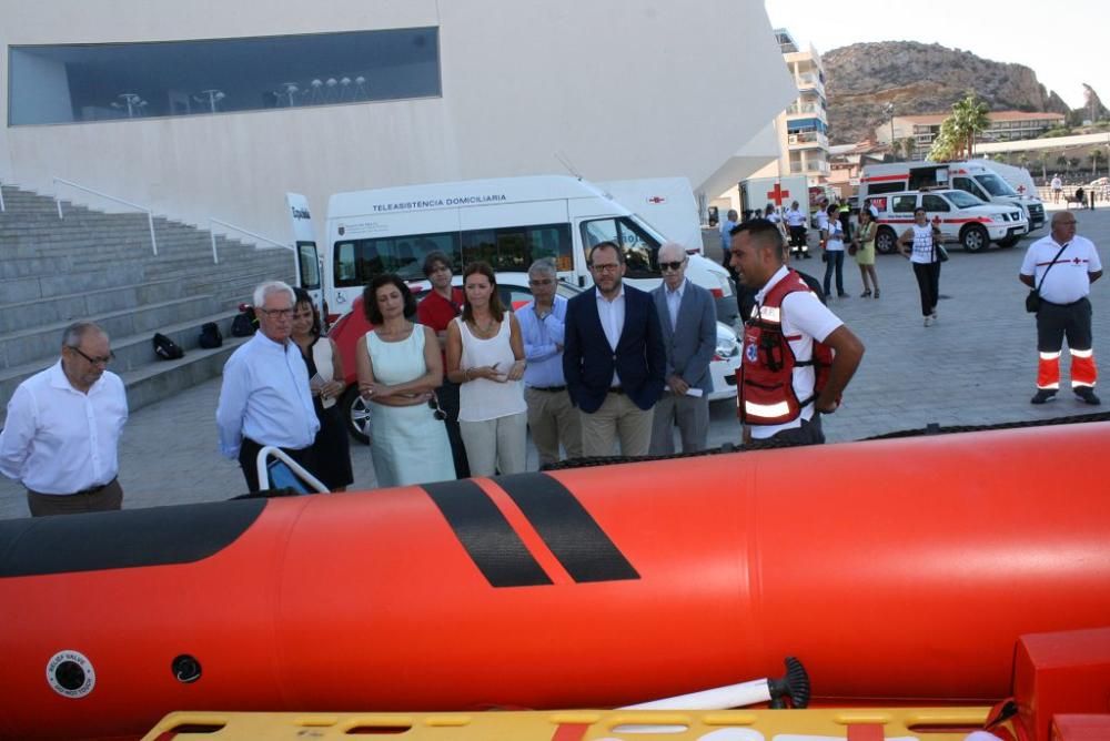 Simulacro de salvamento en Águilas