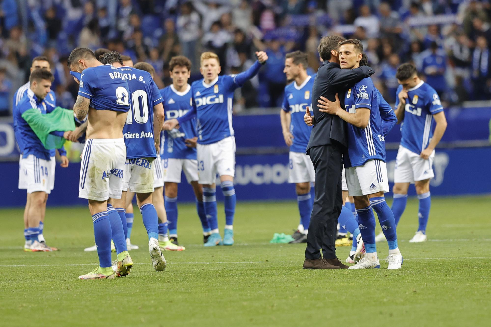 El partido del Oviedo ante el Ibiza, en imágenes