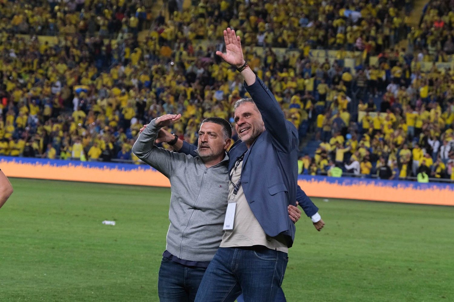 Ascenso de la UD Las Palmas, la celebración en el Estadio de Gran Canaria