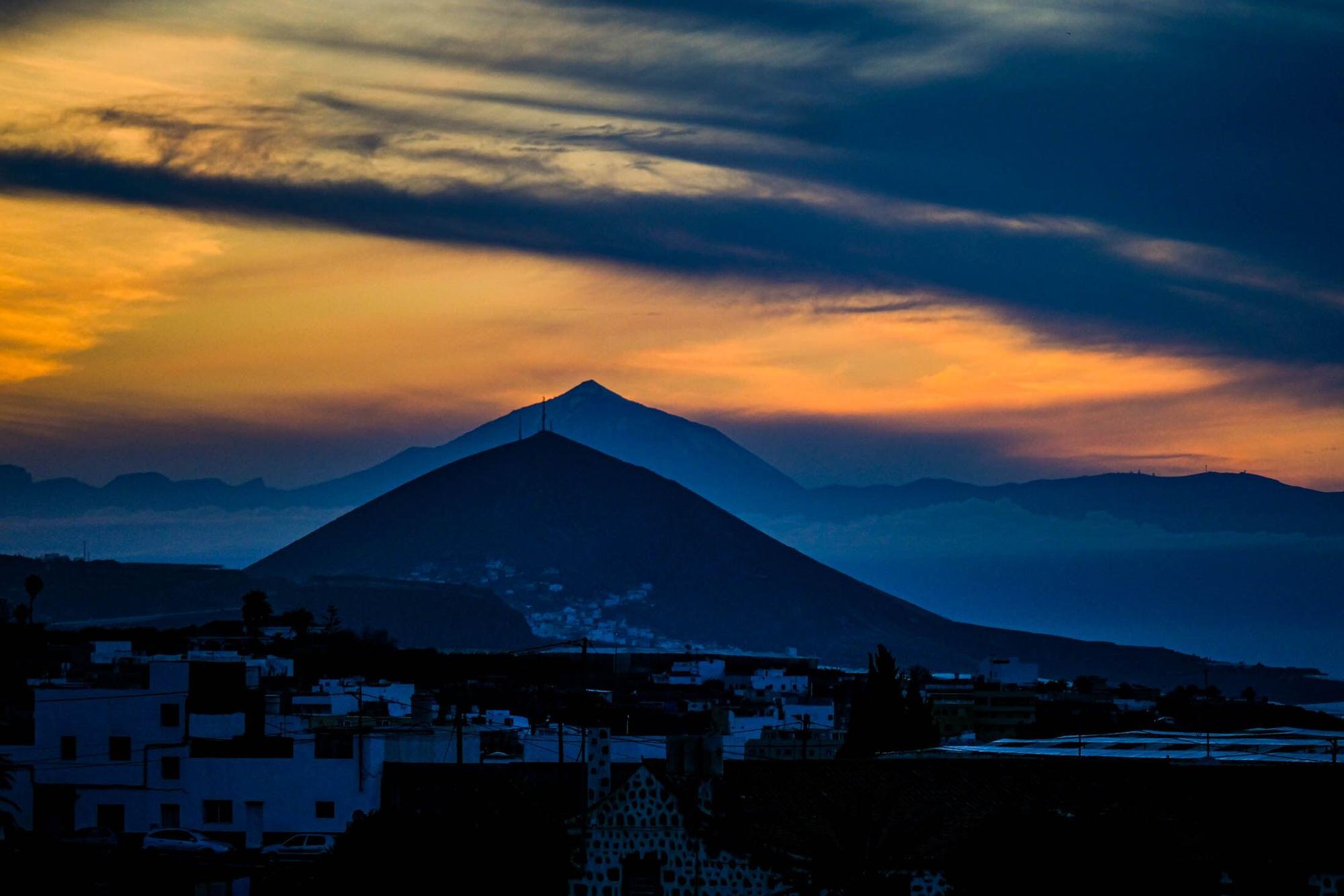 Atardecer desde Arucas (23/01/2022)