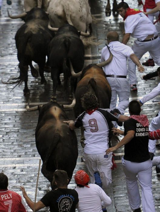 El primer ''encierro'' dels Sanfermines 2016