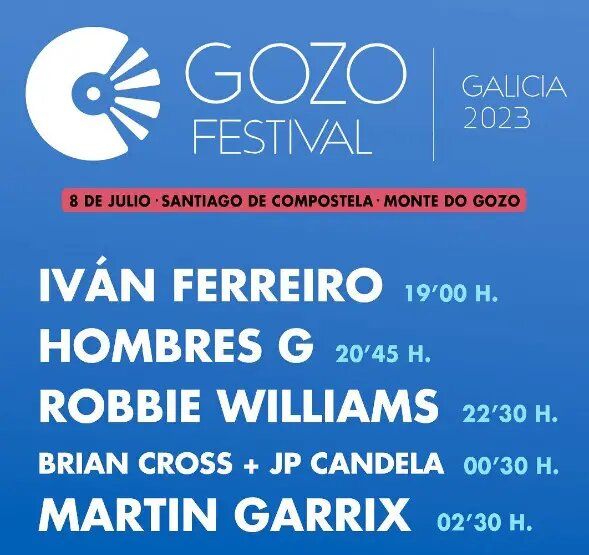 Horarios del Gozo Festival 2023