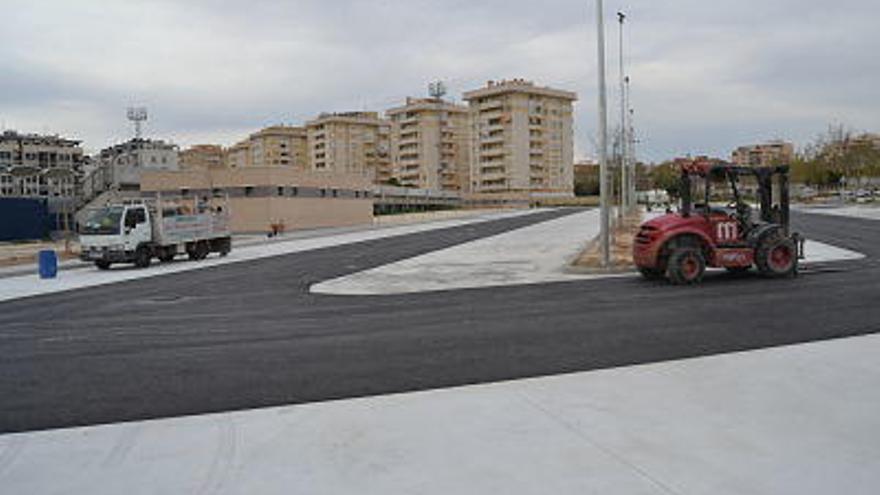 Estado actual del parking del Nuevo Pepico Amat.