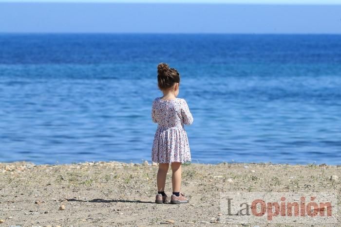 Primer día de paseos al aire libre en Mazarrón