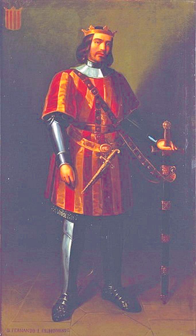 Retrato imaginario de Fernando I, de Manuel Aguirre Monsalbe (siglo XIX).