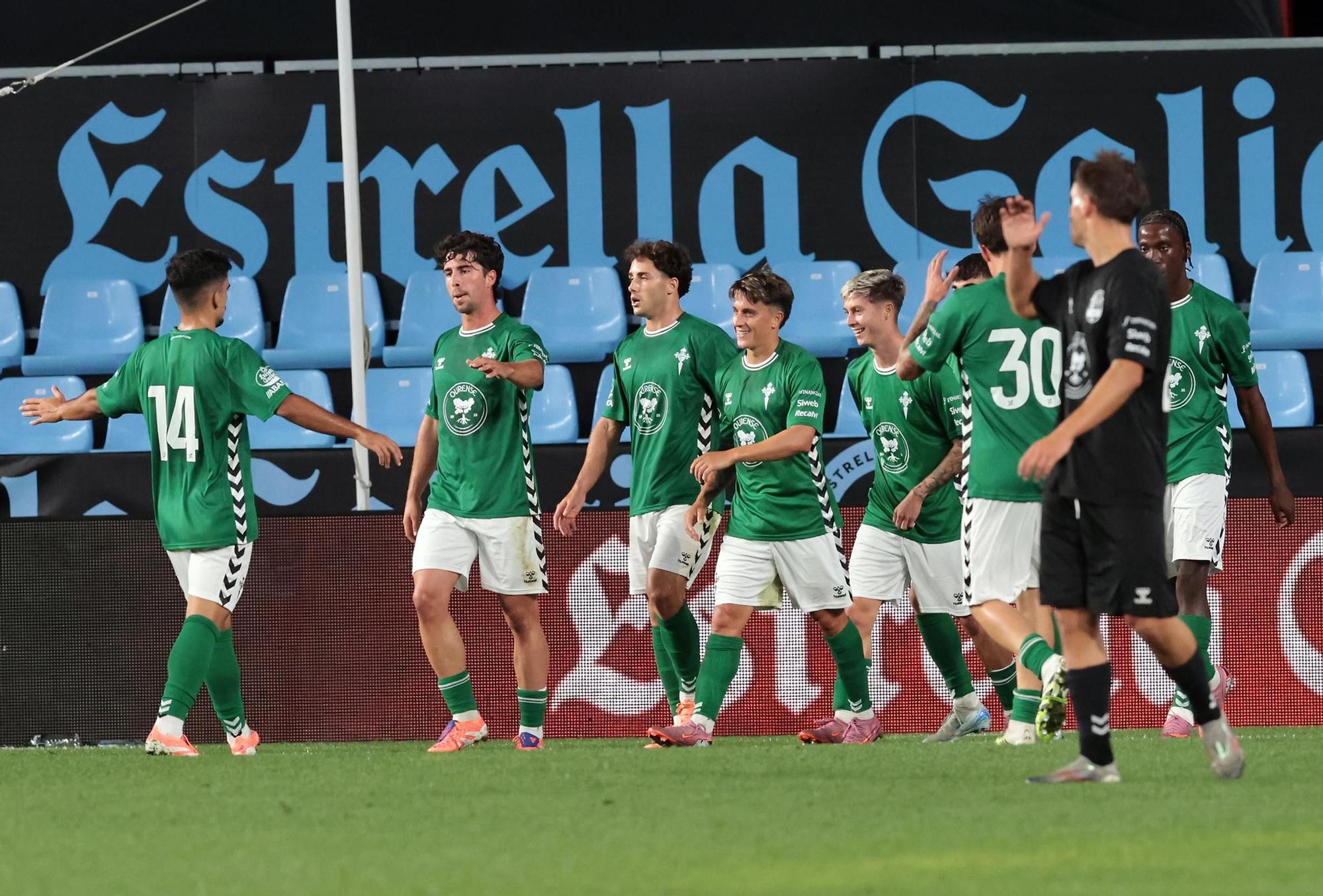 'Xuntos contra o lume': Celta - Selección de Ourense, en imágenes