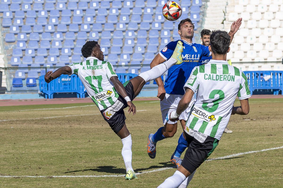 Melilla - Córdoba CF : el partido de Primera Federación, en imágenes