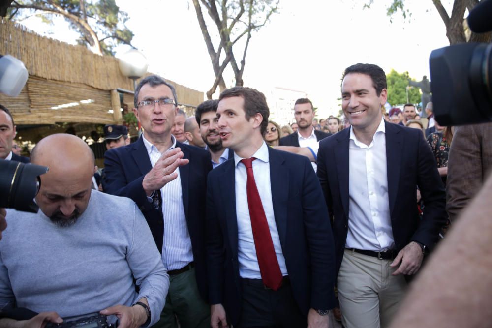 Pablo Casado visita Murcia un día antes del cierre de campaña