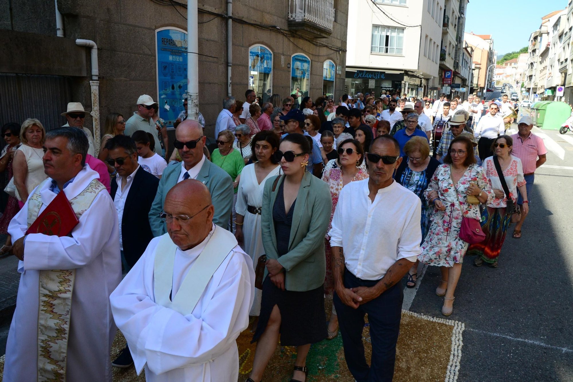 La procesión del Corpus en Bueu