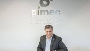 El presidente de Pimec, Antoni Cañete.