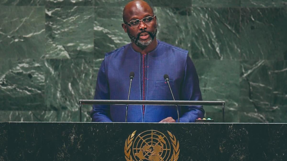 George Weah se convirtió en presidente de Liberia en 2017