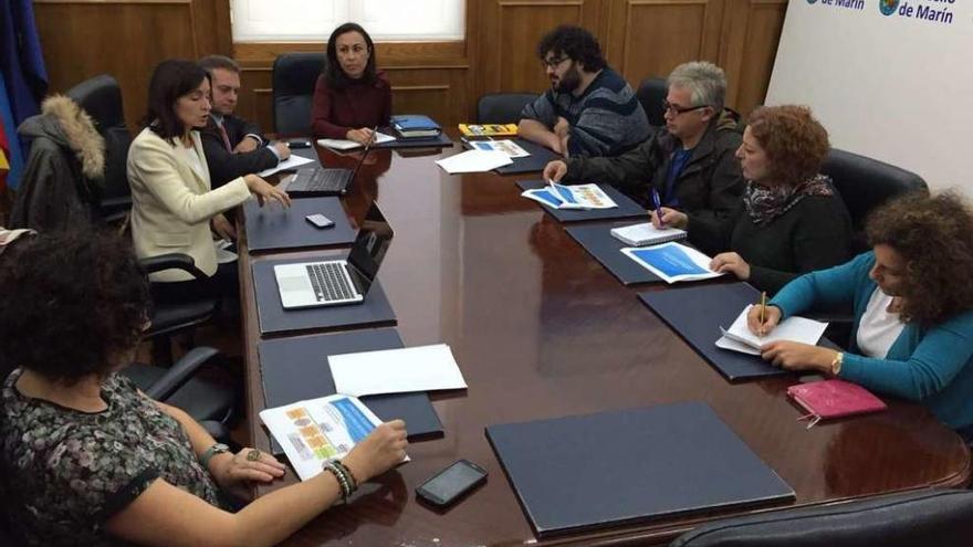 Reunión de los grupos municipales para conocer las líneas básicas del proyecto.  // S.A.