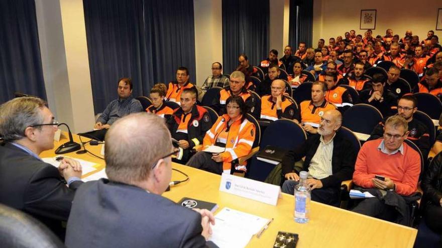 Imagen de las jornadas celebradas, ayer, en las instalaciones estradenses de la Agasp. // Bernabé/Javier Lalín