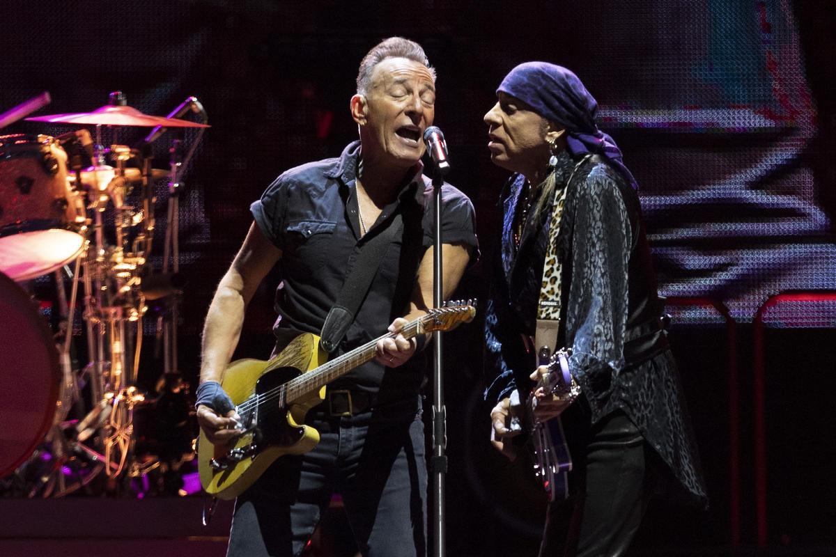 Bruce Springsteen en concierto en el Estadi Olimpic de Barcelona