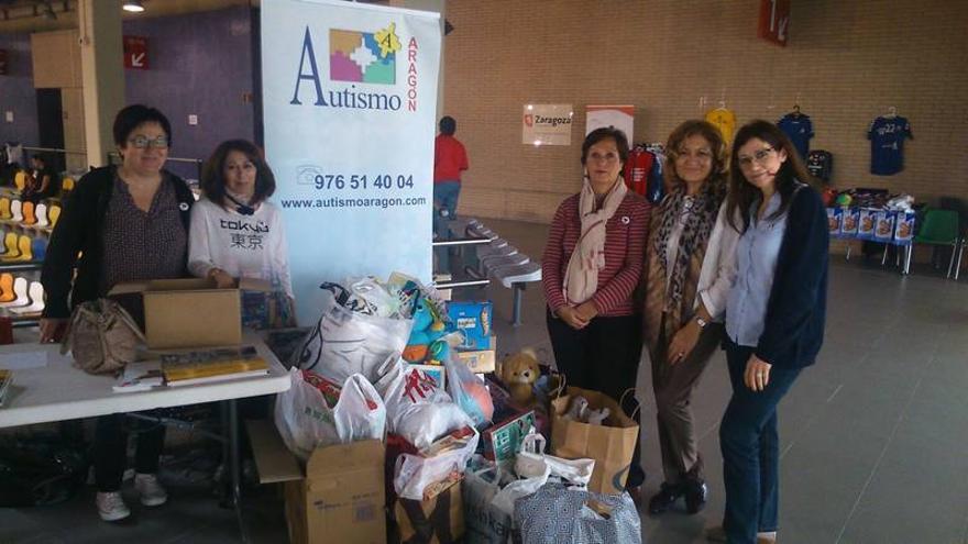 Solidaridad y deporte por el rastro de Autismo Aragón