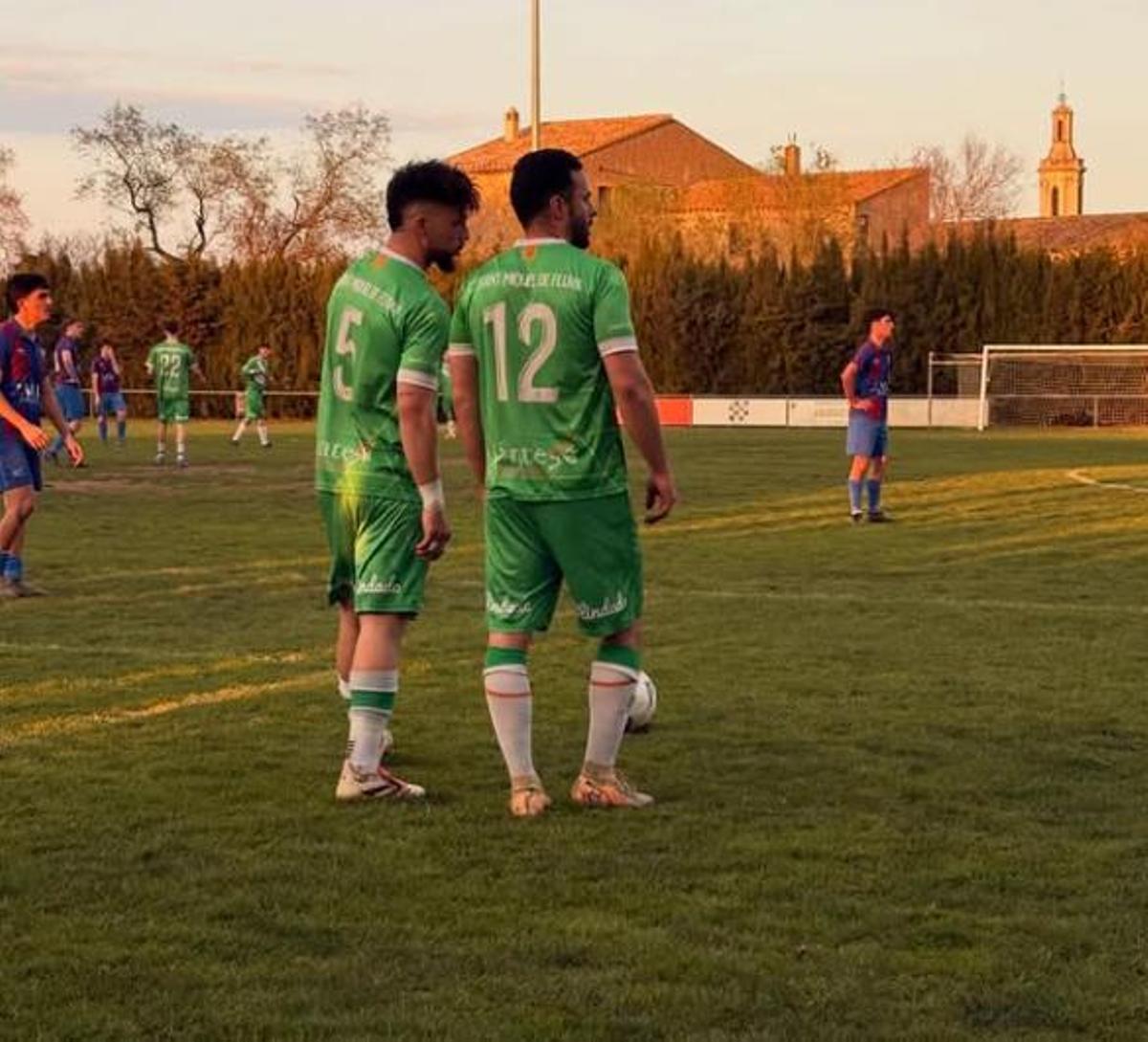El Sant Miquel en un partit anterior contra el Borrassà.