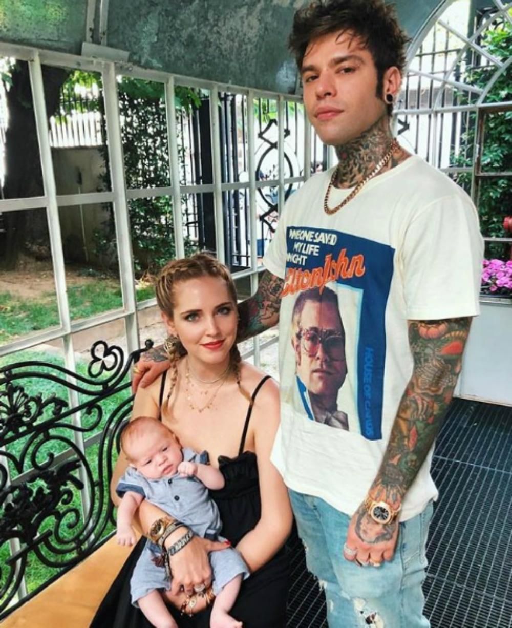 Chiara Ferragni, Fedez y su hijo Leone