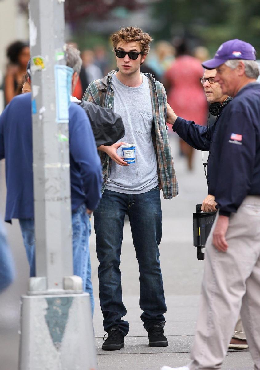 Robert Pattinson rodando Remember me'