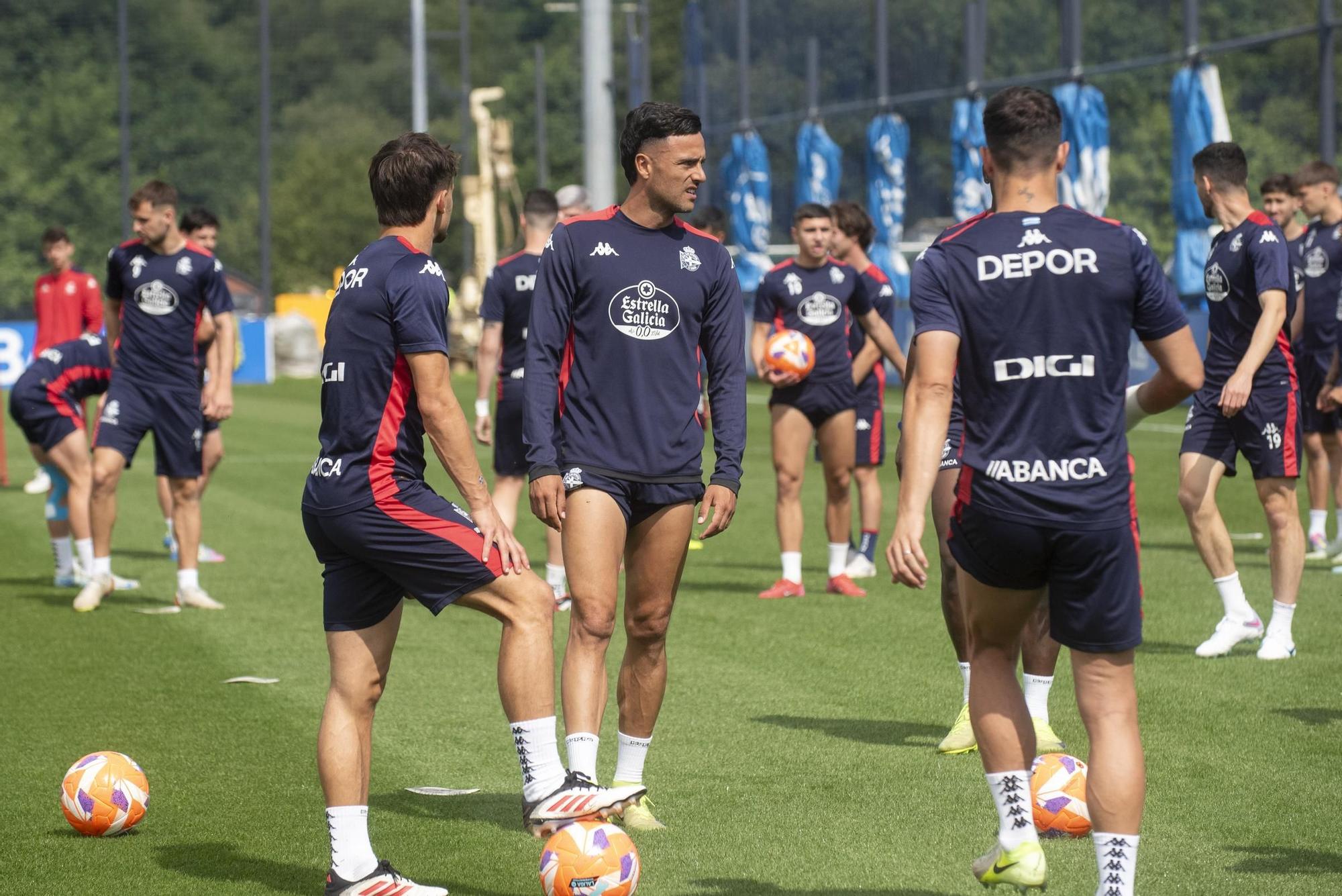 El Dépor empieza a preparar sin Eddahchouri su visita a Zaragoza
