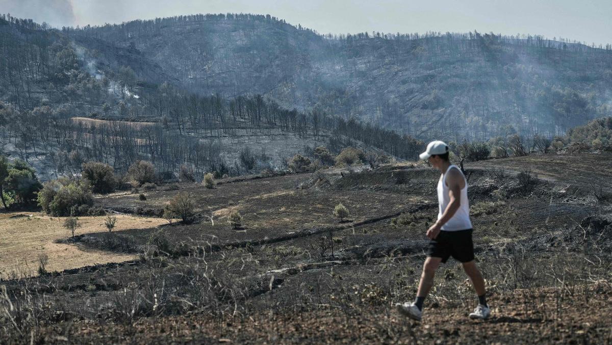Devastador incendio en el suroeste de Francia
