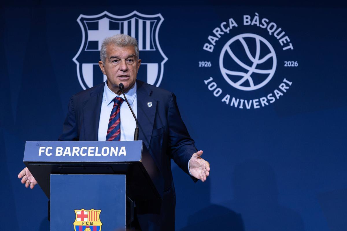 Joan Laporta, presidente del FC Barcelona