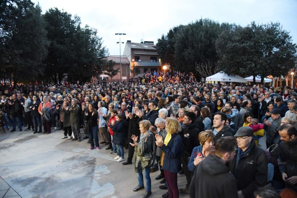 Marxa silenciosa contra l''atac feixista al poble