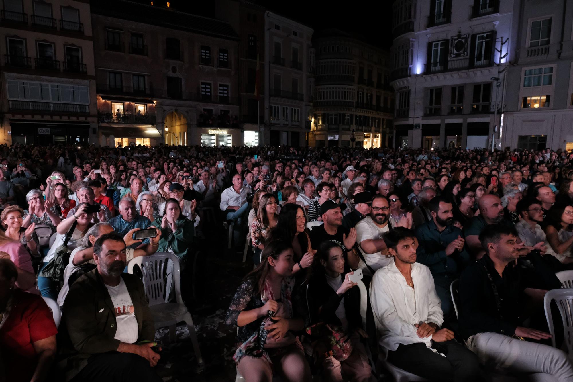 Una imagen de la Noche en Blanco de Málaga.