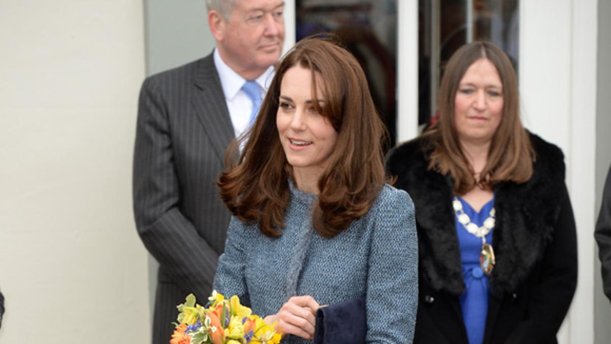 El vestido azul de Zara de Kate Middleton