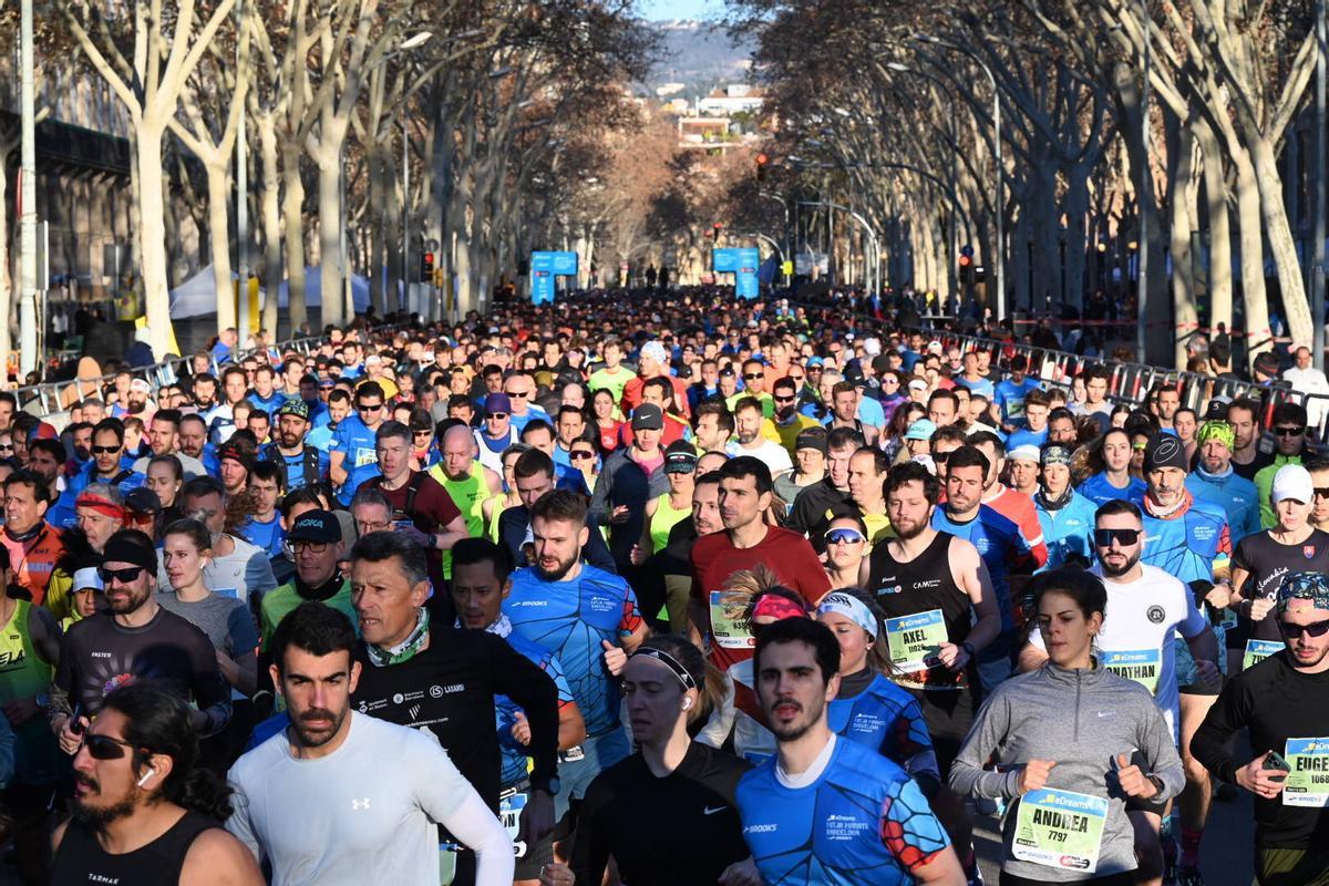 Así ha sido la media maratón de Barcelona. Búscate en las fotos