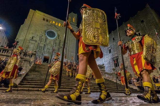 Semana Santa Girona armados