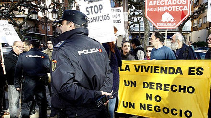 Manifestación en Torrelavega (Cantabria).