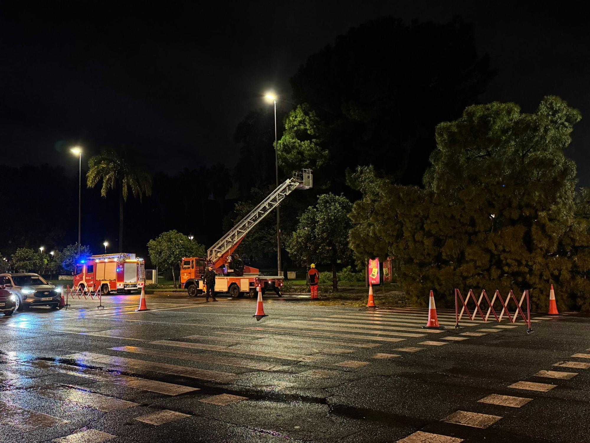 La borrasca Claudia siembra el caos en Córdoba