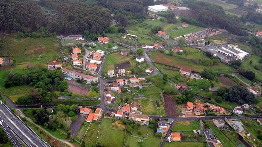 Vista aérea de Salcedo. // R. Vázquez