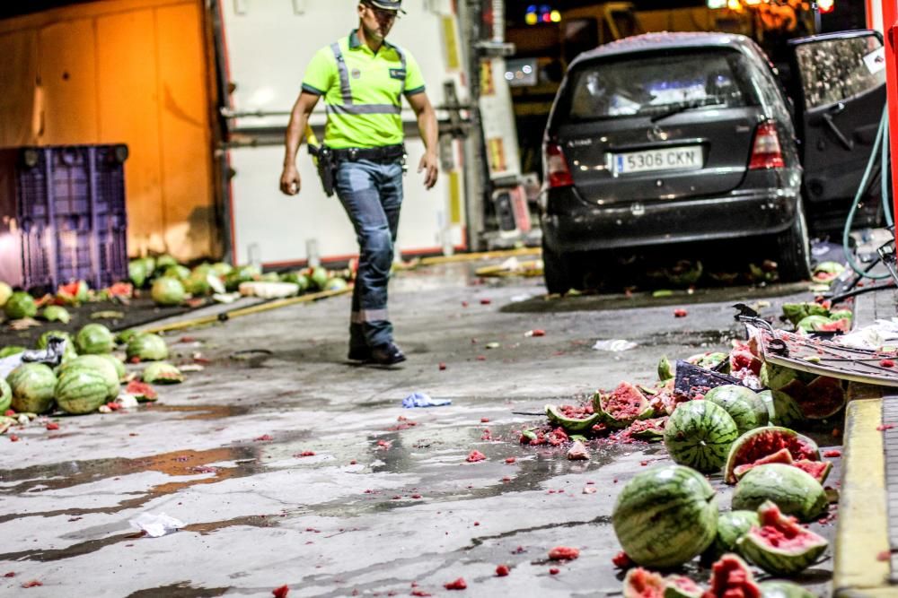 Accidente en la A-31 a la altura de Petrer