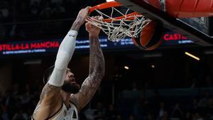 Vincent Poirier, en un partido con el Real Madrid