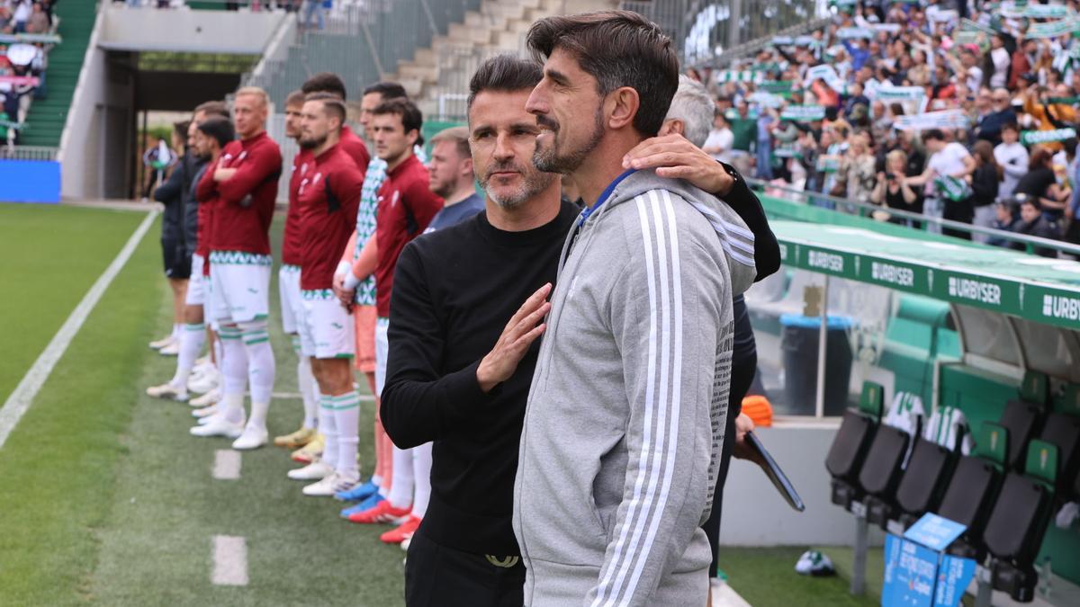 Paunovic, junto a Iván Ania en El Arcángel