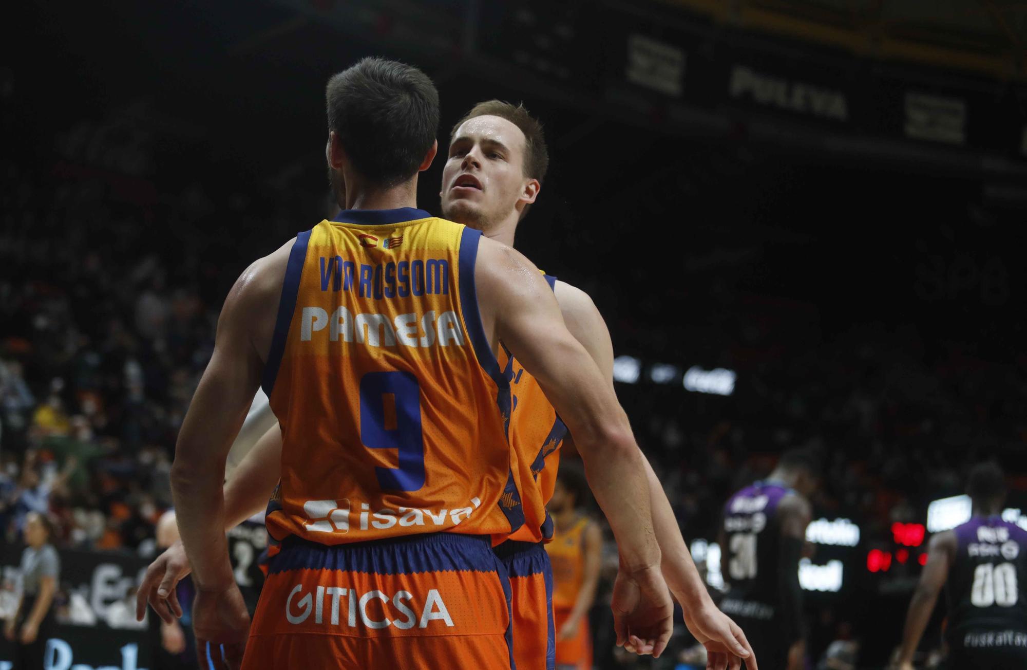 Espectacular remontada de Valencia Basket frente al Surne Bilbao