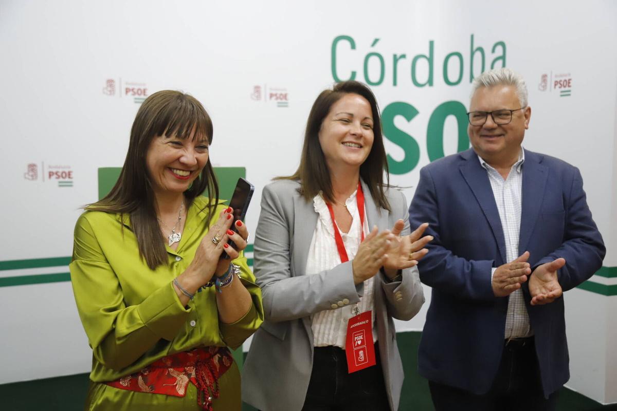 El PSOE de Córdoba mantiene los tres parlamentarios de 2022