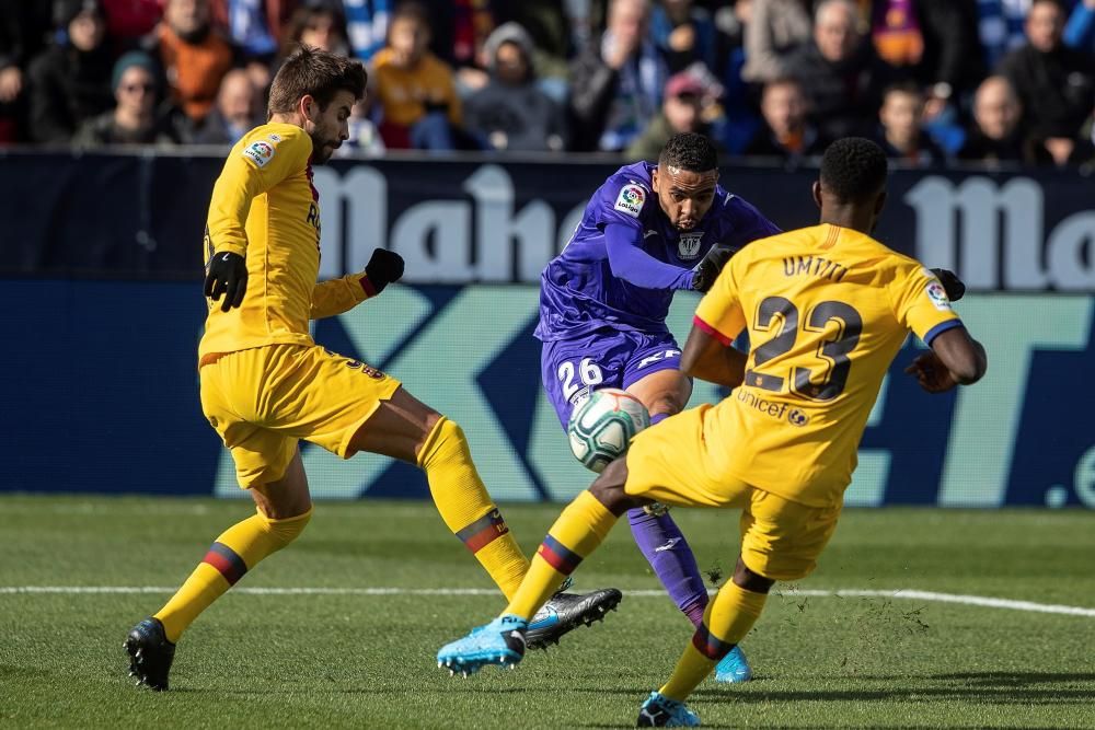 Leganés-Barça, en imatges