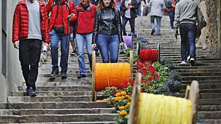 Un projecte de Temps de Flors al Barri Vell de l&#039;any passat.