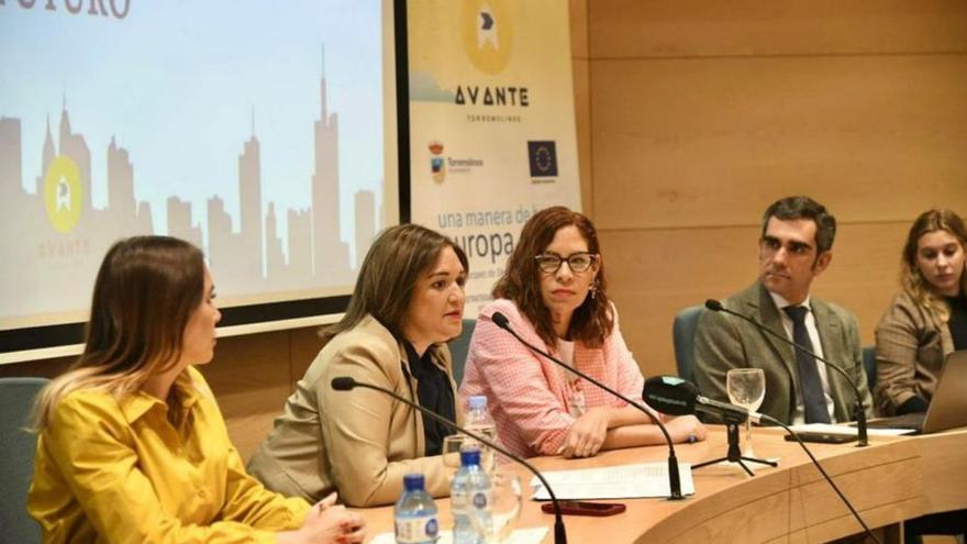 Margarita del Cid,  durante la jornada de ayer en Torremolinos. | L.O.