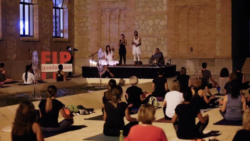Una sesión de música oriental y yoga en el Festival de Piano Guadalquivir