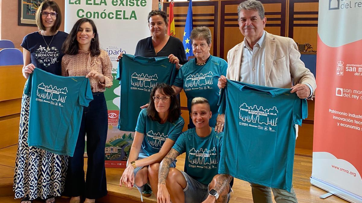 La presentación del evento solidario, este martes, en el Ayuntamiento.