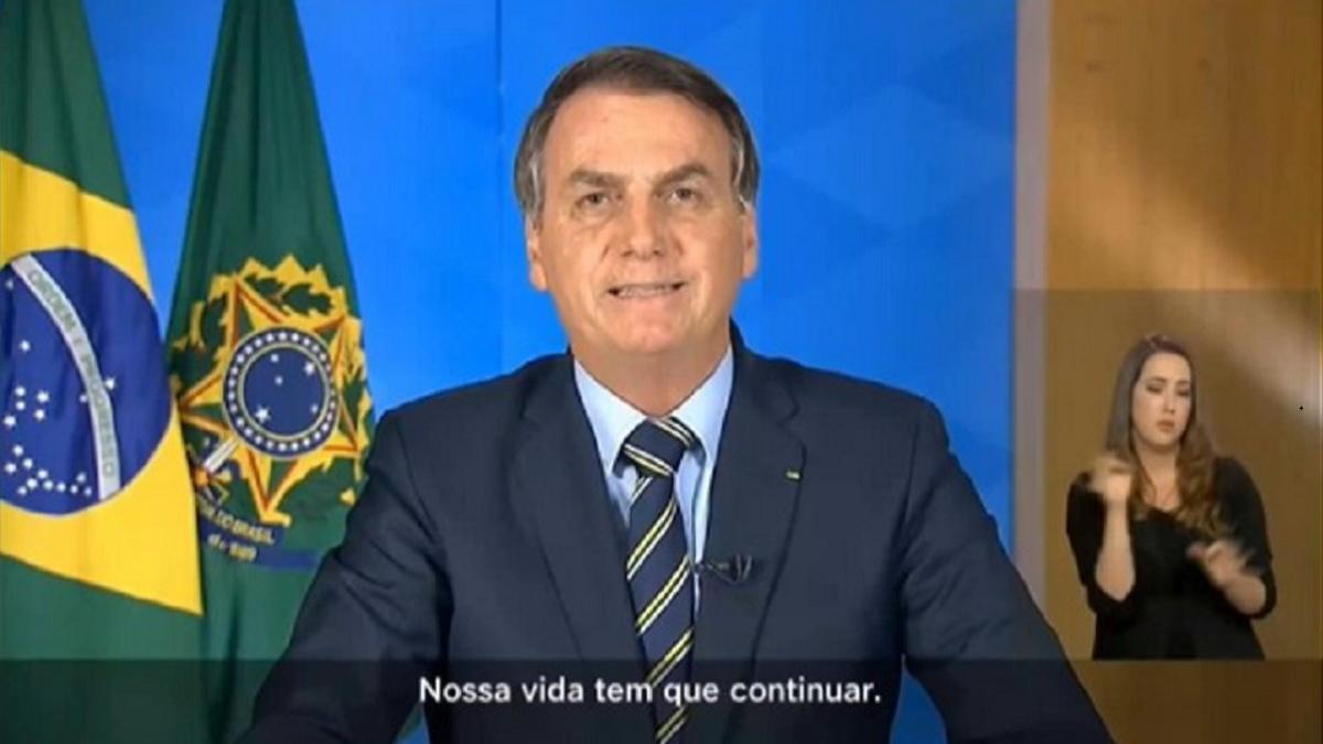 Bolsonaro se opone a las medidas de la OMS y pide el fin de la cuarentena